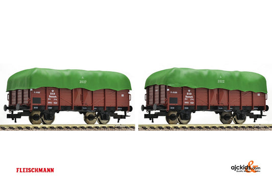 Fleischmann 521605 Set: freight cars w. awning DSB