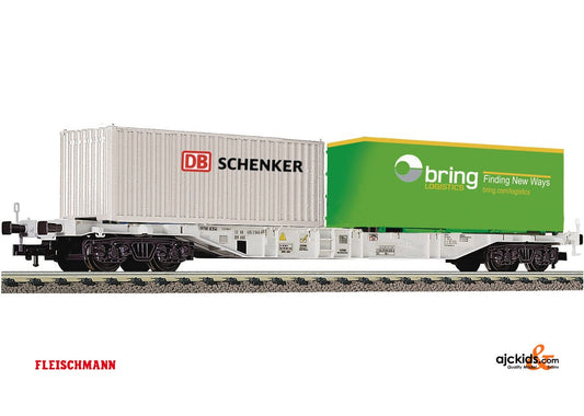 Fleischmann 524105 Container carrying wagon w. containers