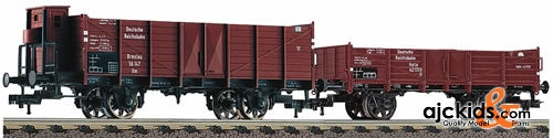 Fleischmann 526102 Gondola Set w. Spoked Wheels