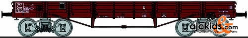 Fleischmann 526201 Low sided wagon 4 axle SNCF
