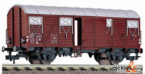 Fleischmann 5319 Box goods wagon with electronic tail light, type Gmhs 53 of the DB