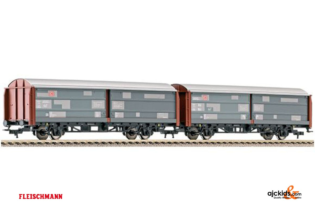 Fleischmann 533705 Set: sliding wall wagons Hbis
