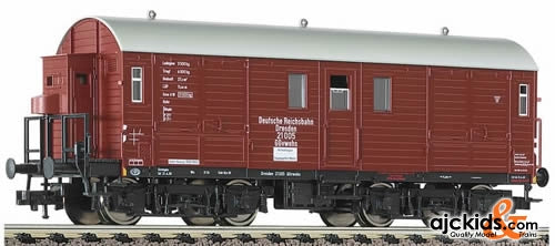 Fleischmann 5394 4-axled horse transporter wagon with brakemans cab