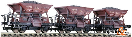 Fleischmann 550503 3 pc Schotter Car Set
