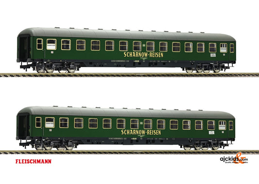 Fleischmann 560202 2-piece  set: 2nd class couchette coach type Bc4um SCHARNOW-REISEN