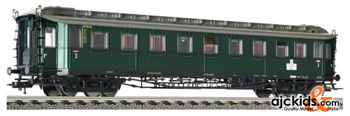 Fleischmann 568301 Express coach 3. class, type C 4ü (C 4ü pr08) of the DB, with tail indicators.