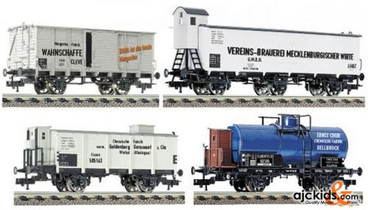 Fleischmann 581008 4 pc Freight Car set KPEV