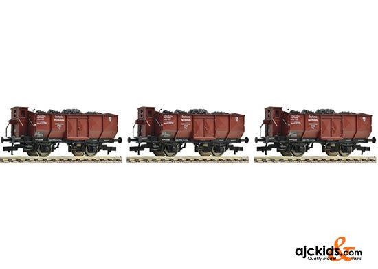 Fleischmann 590110 3 part open Freight Car Omp mit Ech