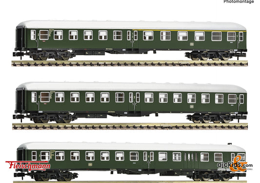 Fleischmann 6260011 - 3-piece set: Central entrance wagon, DB at Ajckids.com