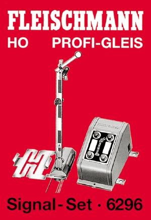Fleischmann 6296 SIGNAL-SET with semaphore signal for PROFI-track
