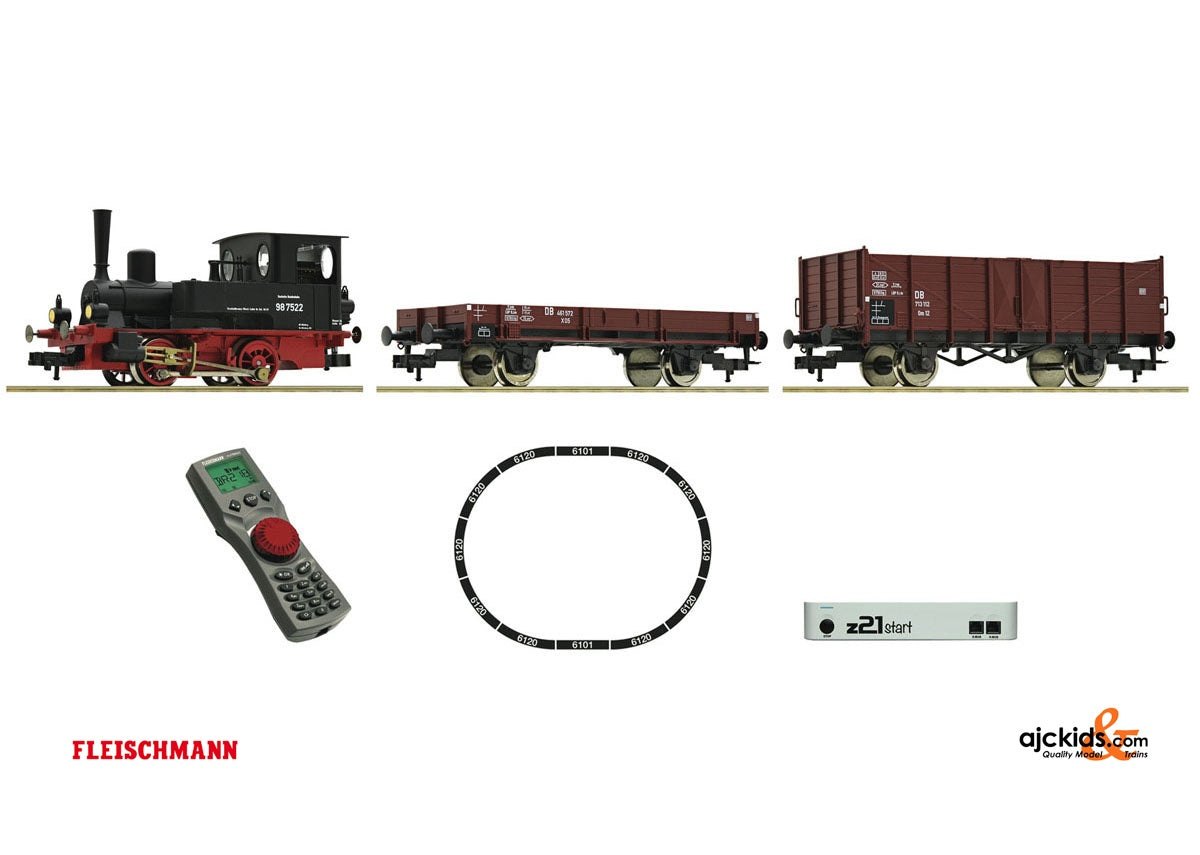Fleischmann 631881 Digital starter set: Locomotive BR 98.75 and goods train