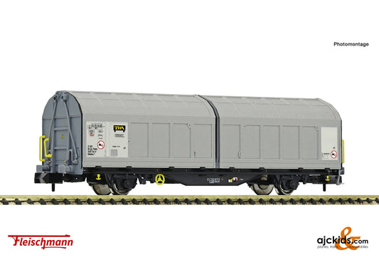 Fleischmann 6660011 - Sliding-wall railcar, Transwaggon/SBB Cargo at Ajckids.com