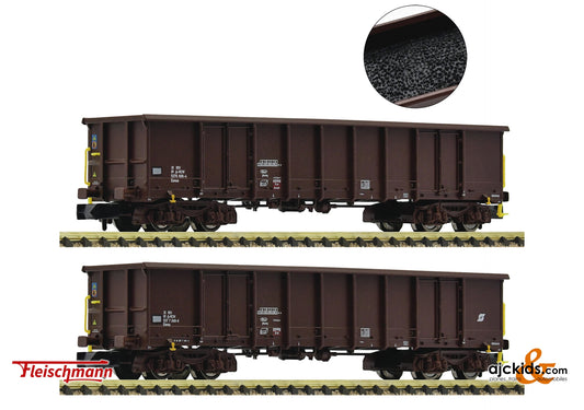 Fleischmann 6660020 - 2-piece set: Open freight wagon, ÖBB, EAN: 4005575260046