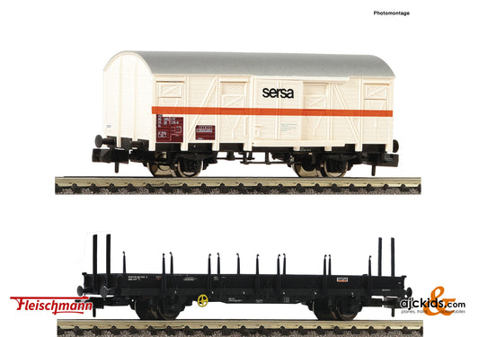 Fleischmann 6660042 - 2-piece set: Work train, SERSA, EAN: 4005575261463