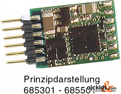 Fleischmann 685501 DCC-decoder with 6-pole plug