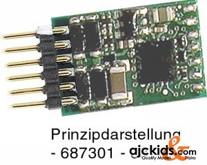 Fleischmann 687401 DCC-decoder with 6-pole plug