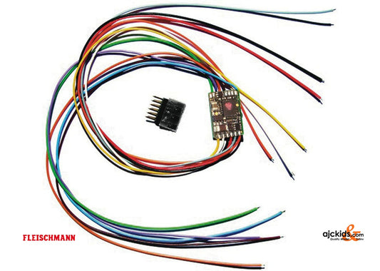Fleischmann 69685403 DCC DECODER mit RailCom 6 Lit