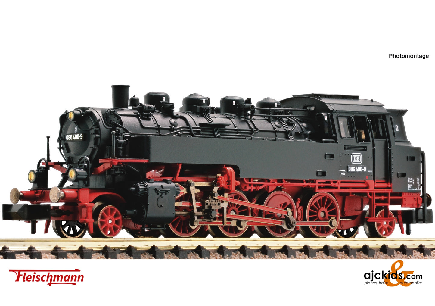 Fleischmann 708604 - Steam locomotive class 086, DB at Ajckids.com