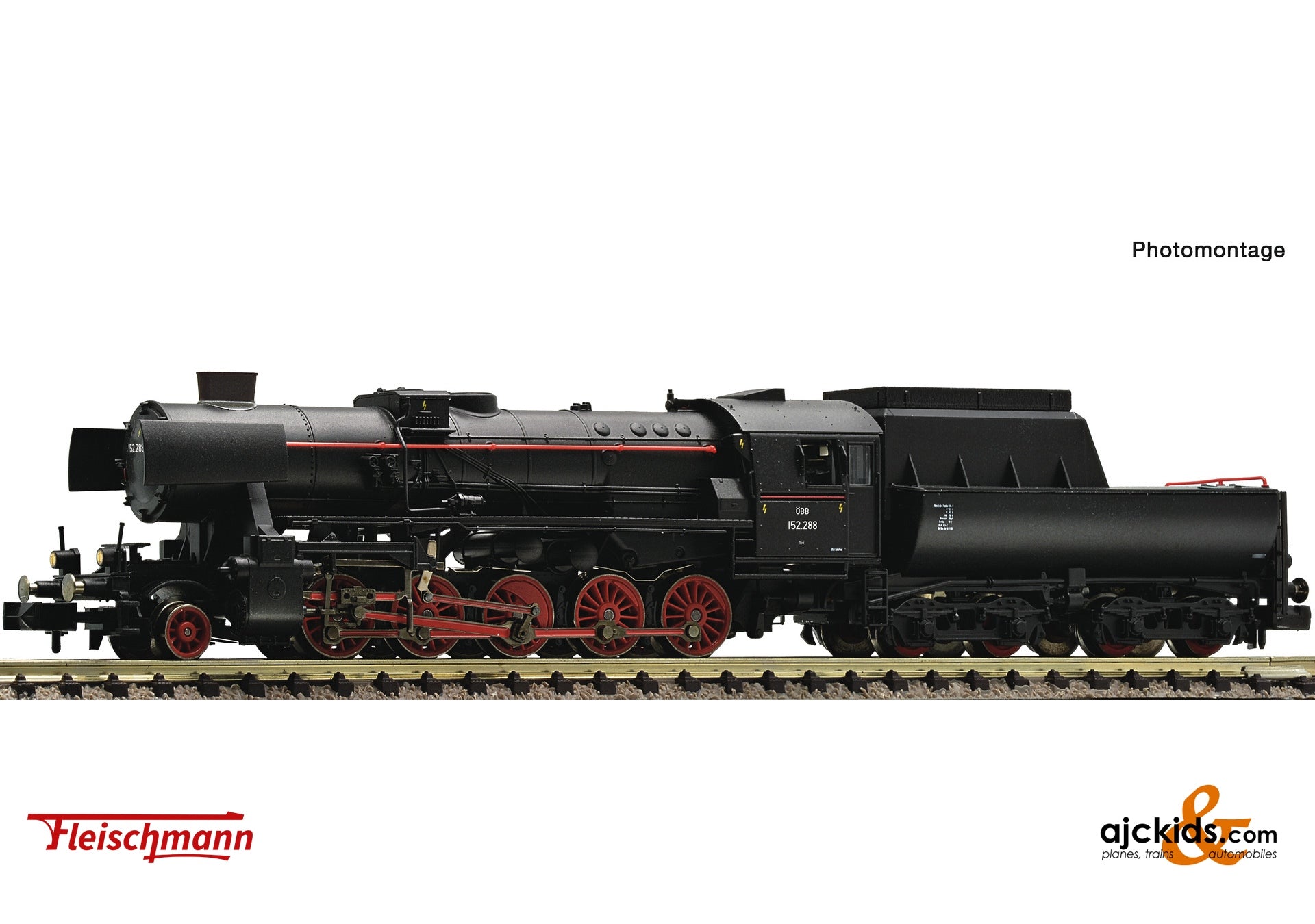 Fleischmann 7160011 - Steam Locomotive class 52, ÖBB, EAN: 4005575260756