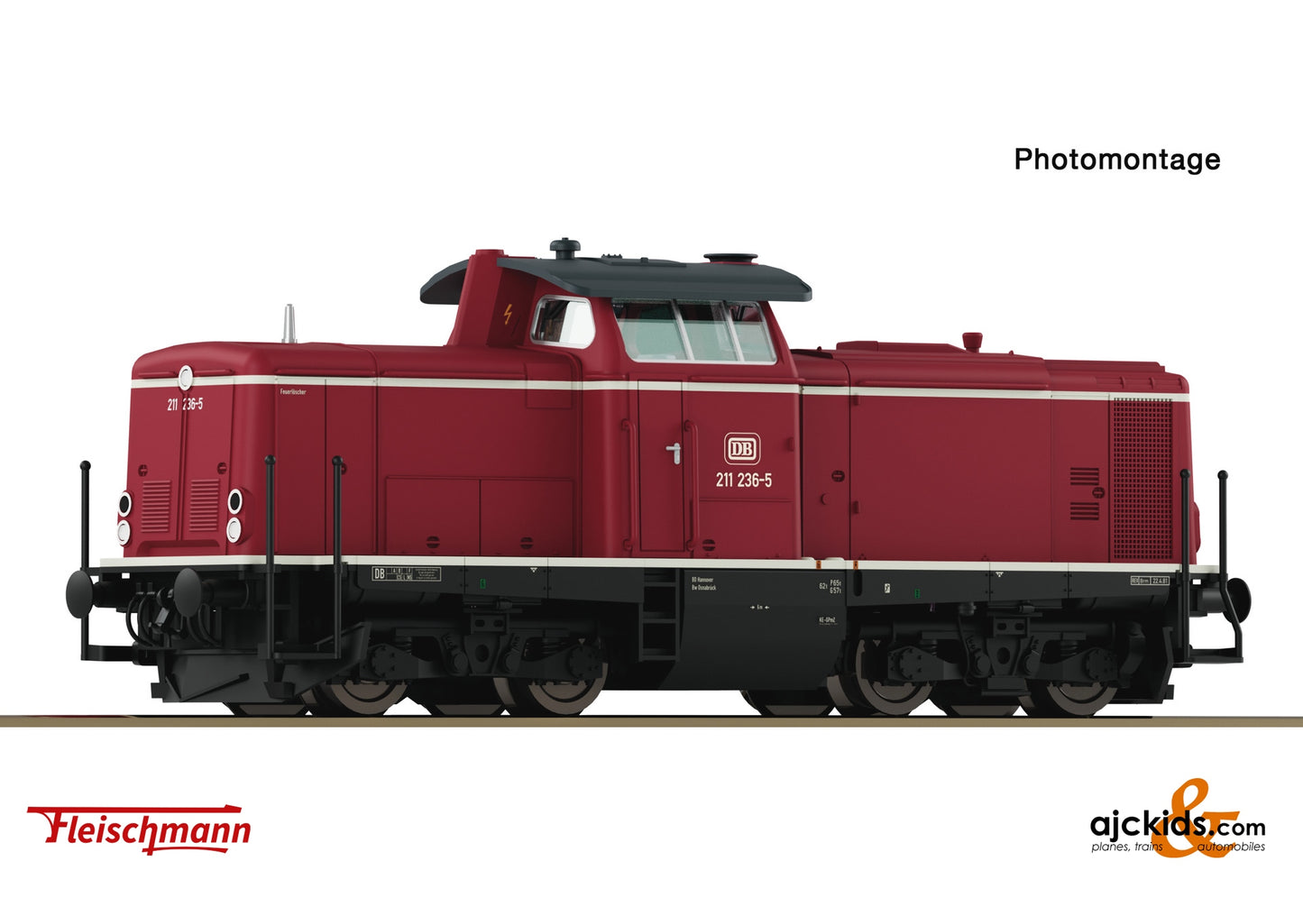Fleischmann 721210 - Diesel locomotive class 211, DB at Ajckids.com