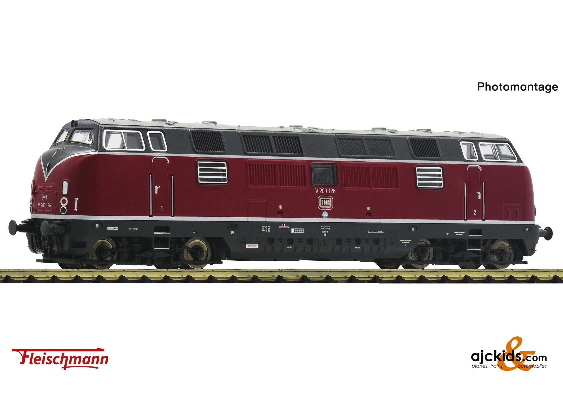 Fleischmann 7360007 - Diesel locomotive V 200 126, DB at Ajckids.com