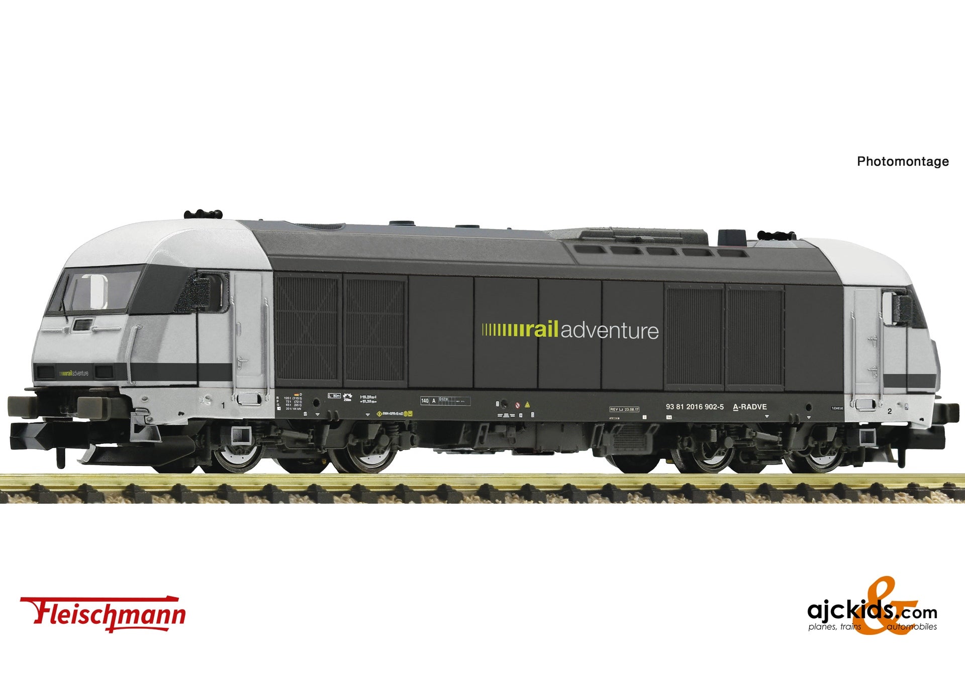 Fleischmann 7360017 - Diesel Locomotive 2016 90 2-5, RADVE, EAN: 4005575261395