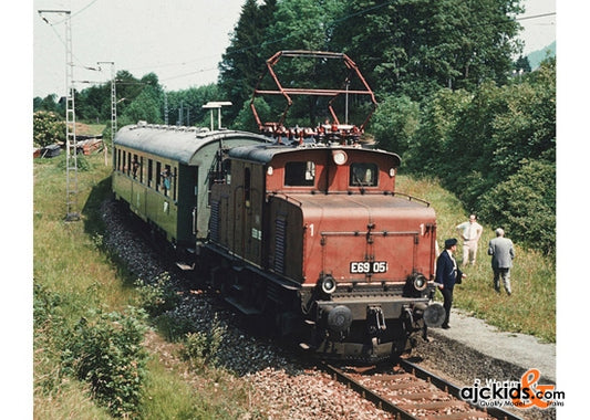 Fleischmann 737102 Electric Locomotive E 69 05 DB; red