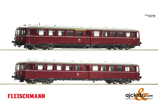 Fleischmann 740100 - Accumulator railcar class 515 and control cab coach