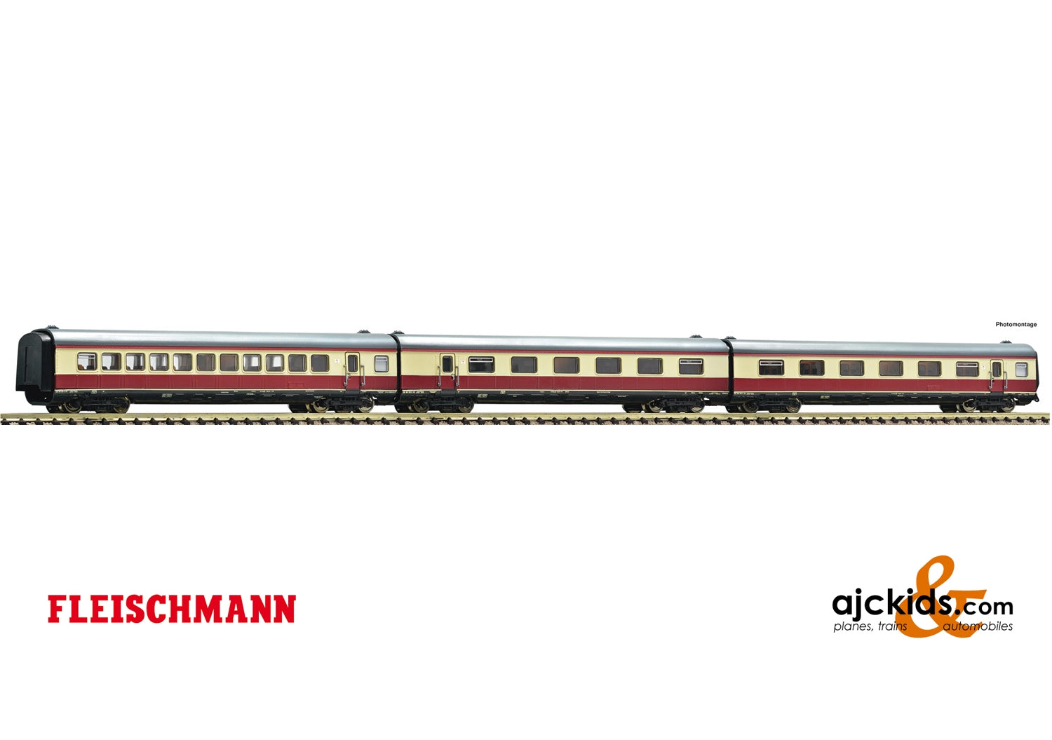 Fleischmann 741006 - 3 piece set: Additional coaches matching the „Alpen-See-Express”