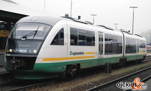 Fleischmann 742002 """Desiro"" diesel railcar unit of the Vogtland railway, class 642"