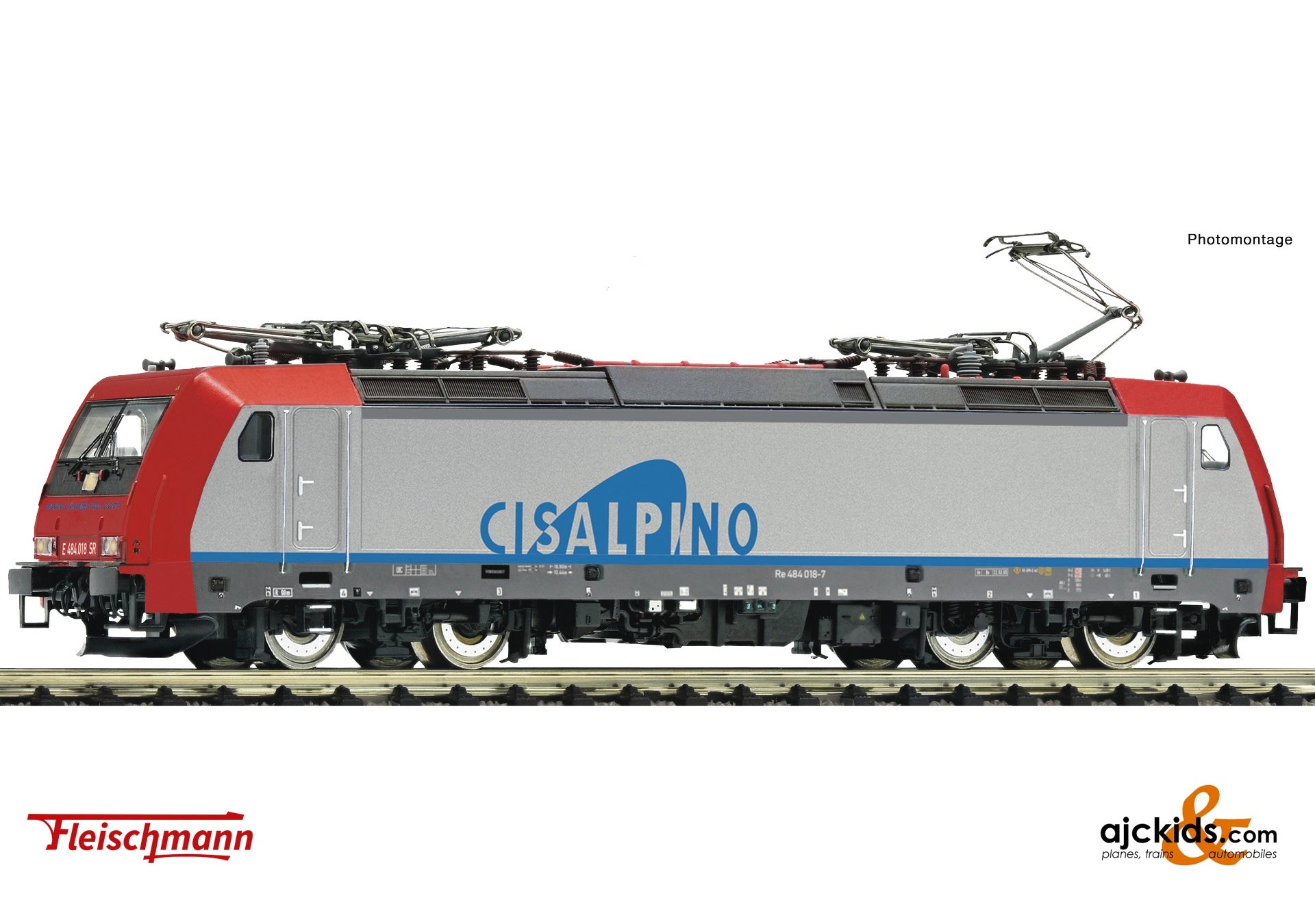 Fleischmann 7560017 - Electric Locomotive Re 48 4 018-7, Cisalpino, EAN: 4005575260534