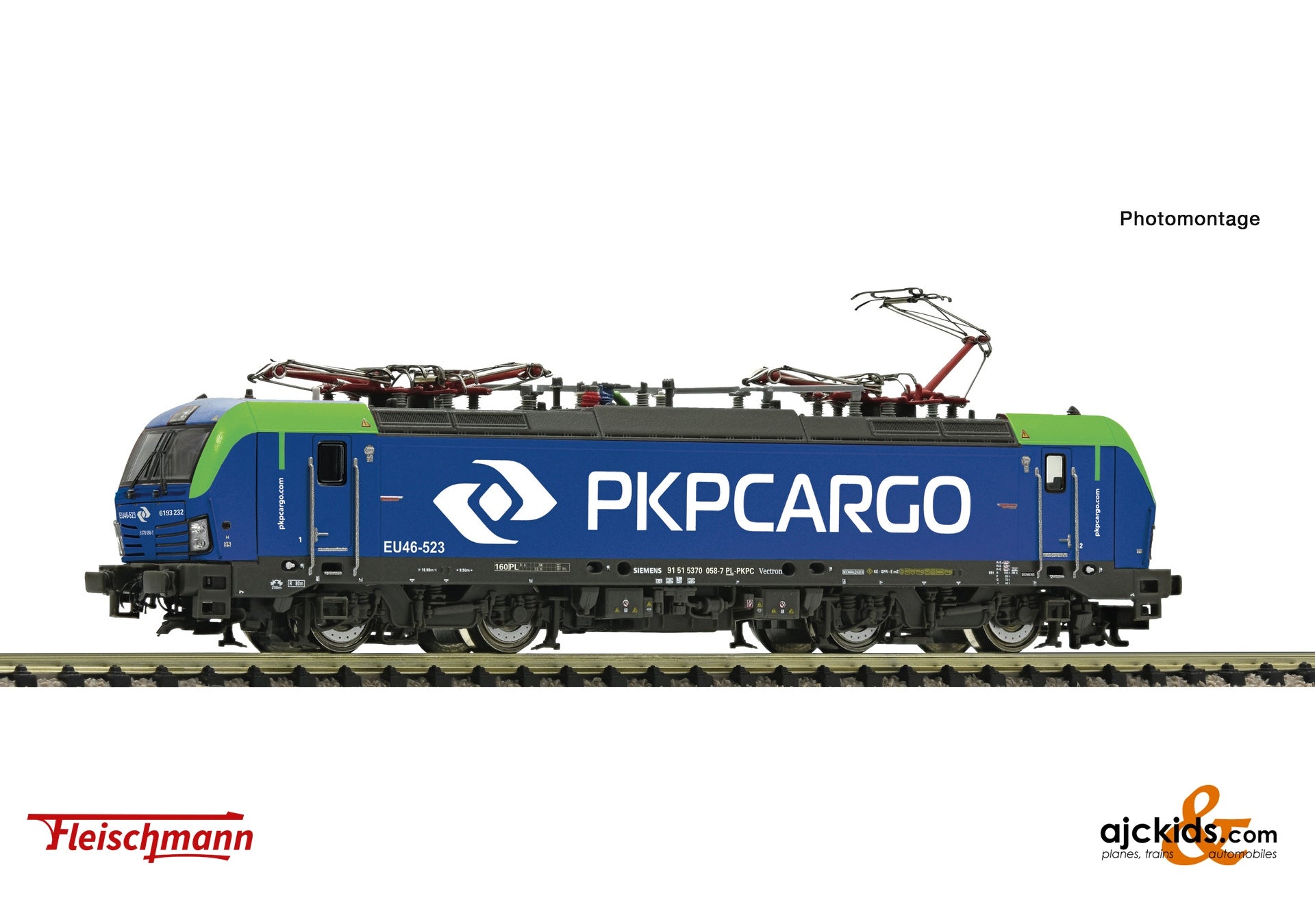 Fleischmann 7570028 - Electric Locomotive EU46- 522, PKP Cargo, EAN: 4005575261449