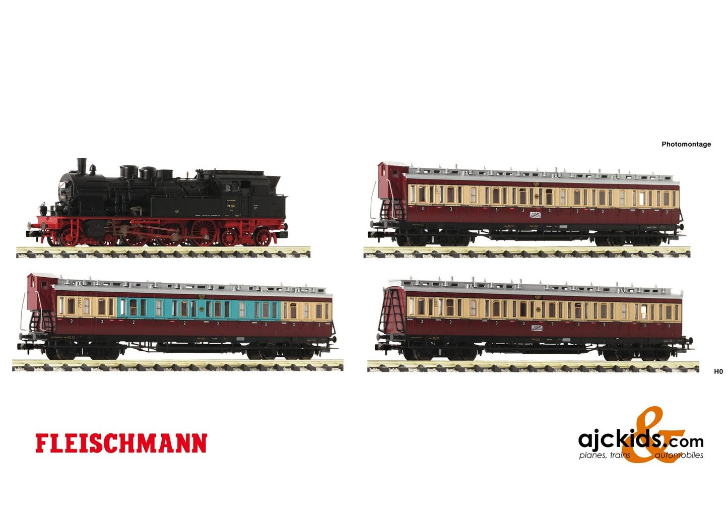 Fleischmann 781209 - 4 piece set: Fast traffic "Ruhr Schnellverkehr"