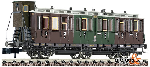 Fleischmann 806502 3-axle compartment coach 2/3 Class w/ brakeman KPE