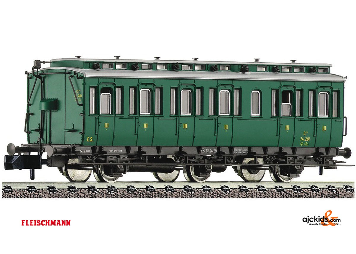 Fleischmann 807007 3-axle compartment coach w/out brakeman of the FS