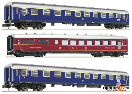 Fleischmann 811116 3 piece wagon set Rheinblitz (Set 1)