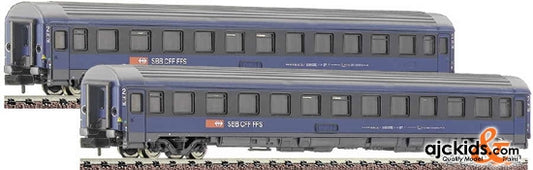 Fleischmann 811801 Set 2-pc Liege Car SBB