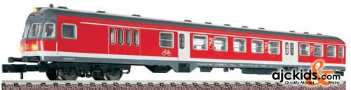 Fleischmann 8146 "Local control-cab coach ""RegionalBahn"" in traffic red livery, 2nd class with luggage compartm"