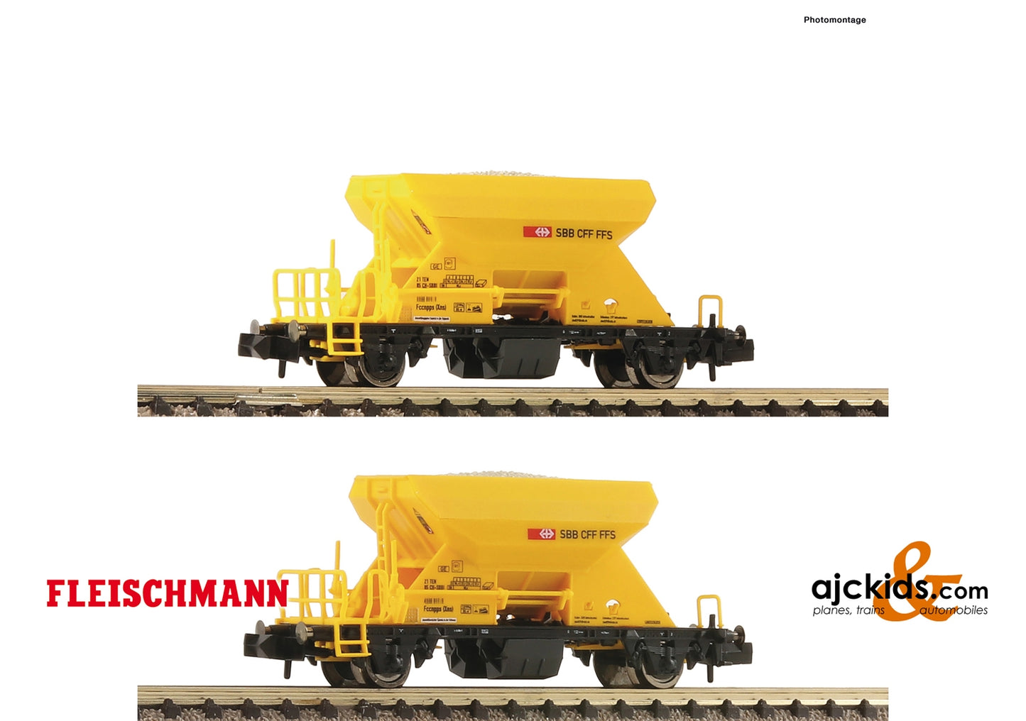 Fleischmann 822920 - 2 piece set ballast wagons