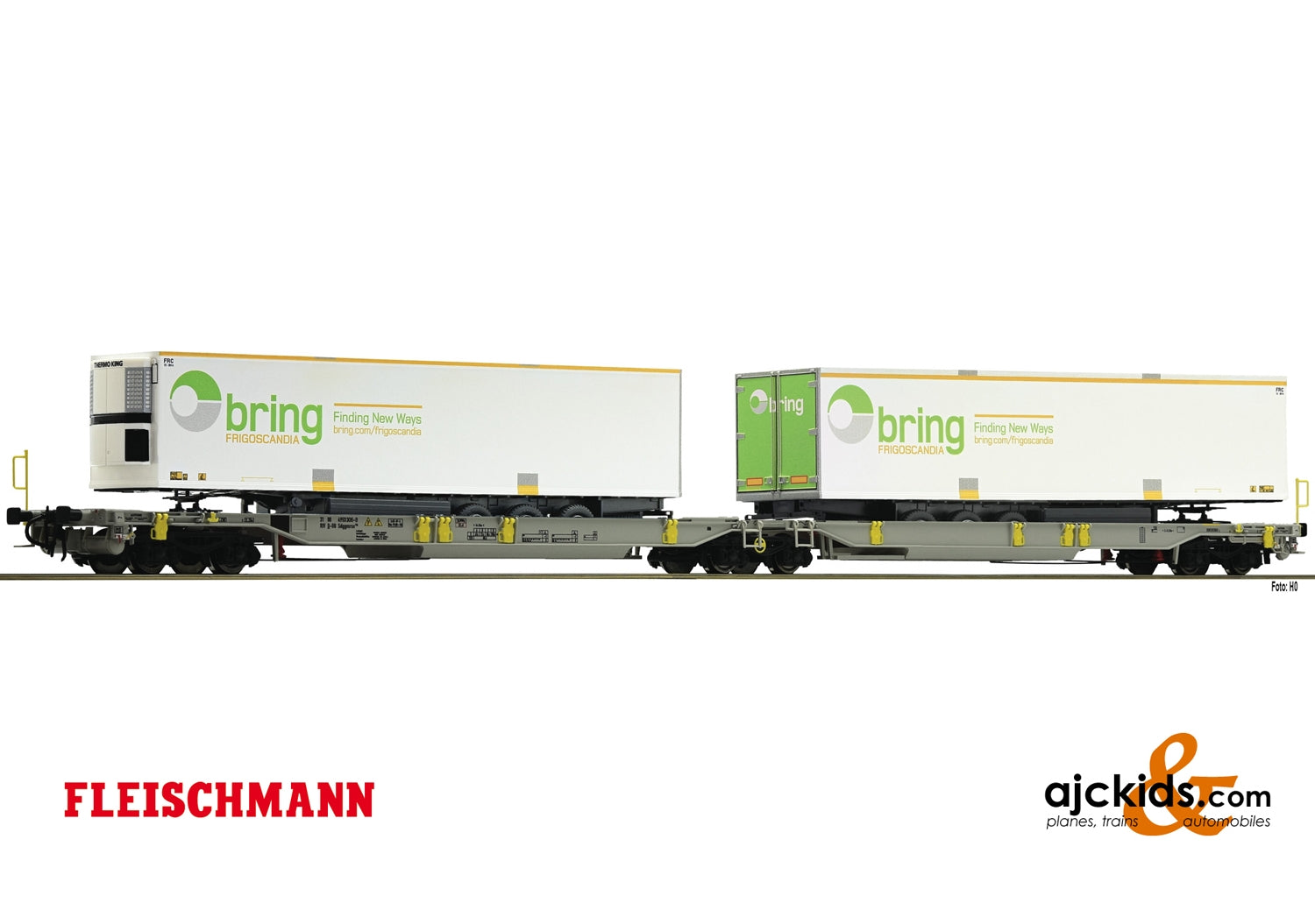 Fleischmann 825006 - Articulated double pocket wagon