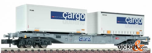 Fleischmann 8252 CONTAINER-WAGON CARGO DOMINO