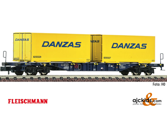 Fleischmann 825210 - Container carrier wagon DANZAS