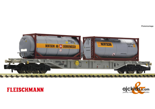 Fleischmann 825214 - Container carrier wagon