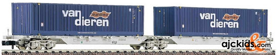 Fleischmann 825315 Double Container Car DB