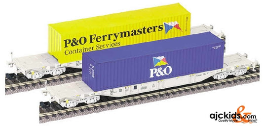 Fleischmann 825503 Set 2-pc Container Car Den Hartogh