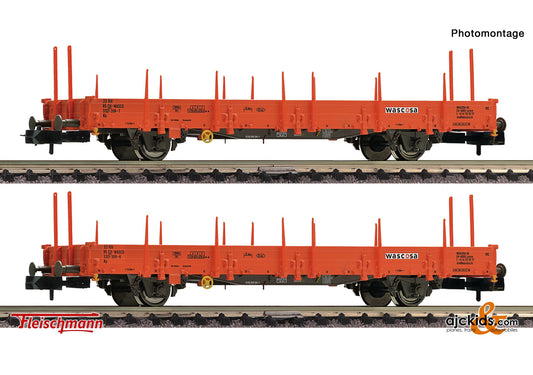 Fleischmann 825752 -2 piece set: Swivel stake wagons, Wascosa