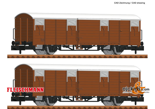 Fleischmann 826210 - 2 piece set boxcars