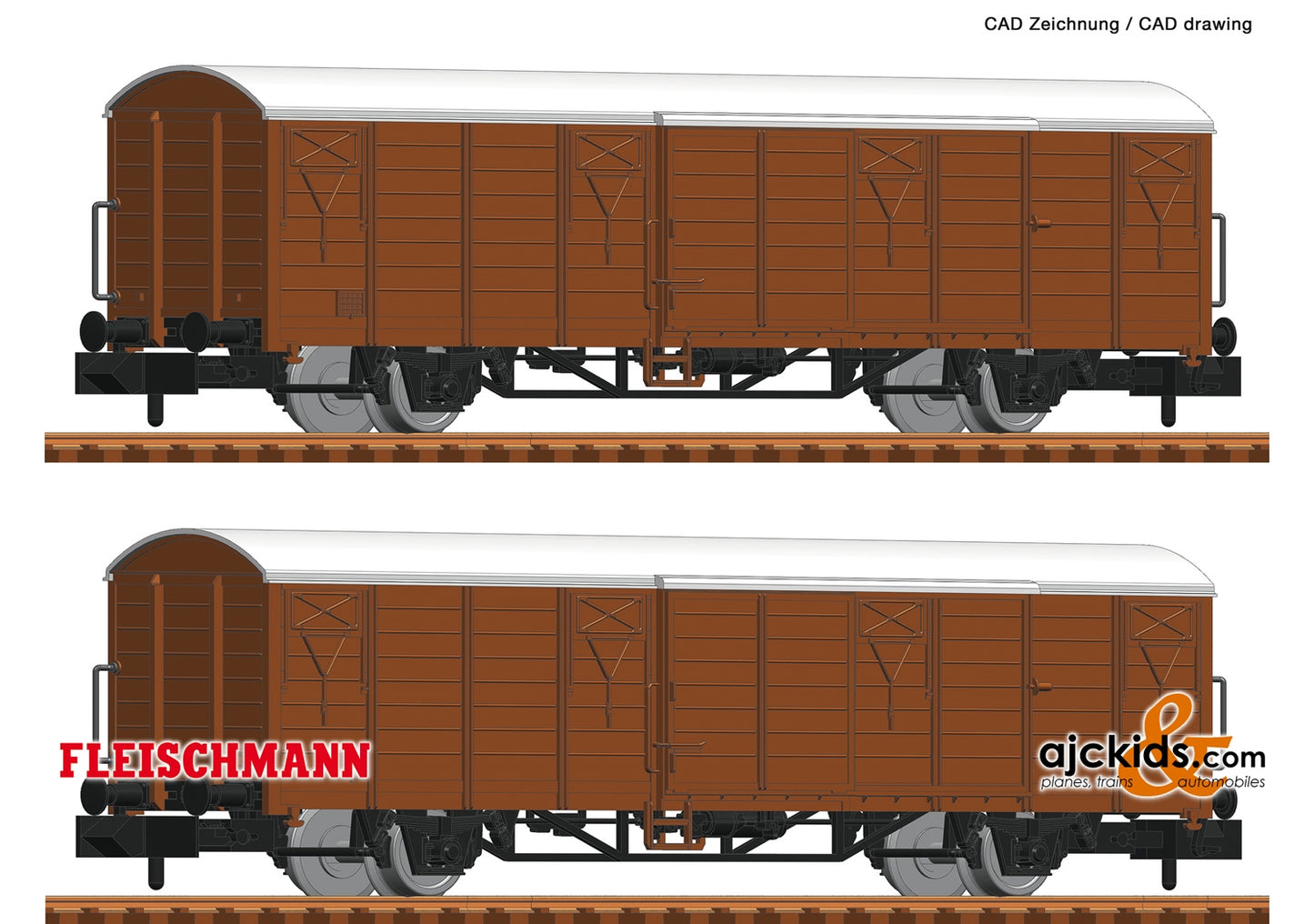 Fleischmann 826213 - 2 piece set boxcars