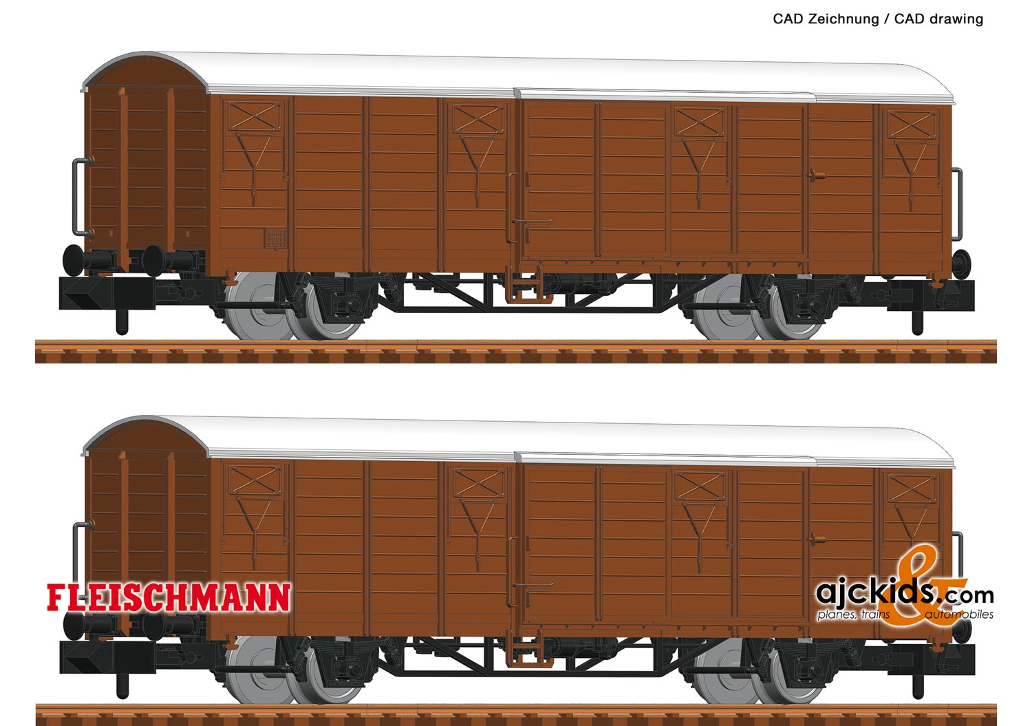 Fleischmann 826213 - 2 piece set boxcars