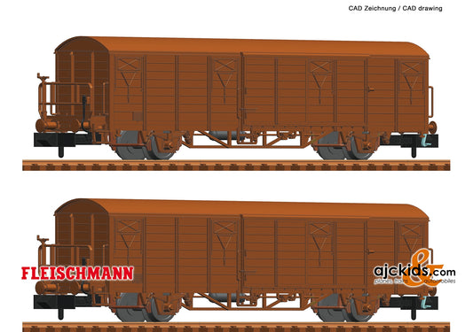 Fleischmann 826214 - 2 piece set boxcars